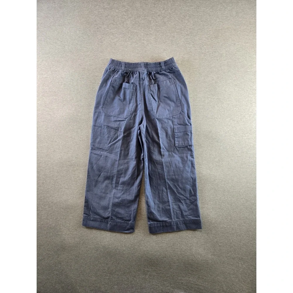 Nike Sportswear Metro Ground Carpenter Pants Boys L Blue Canvas Wide Leg FV8047‎